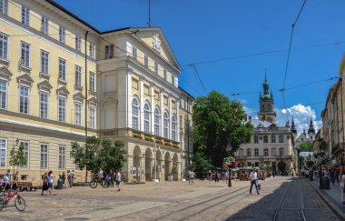 Lviv, Ukrayna 'daki belediye binası