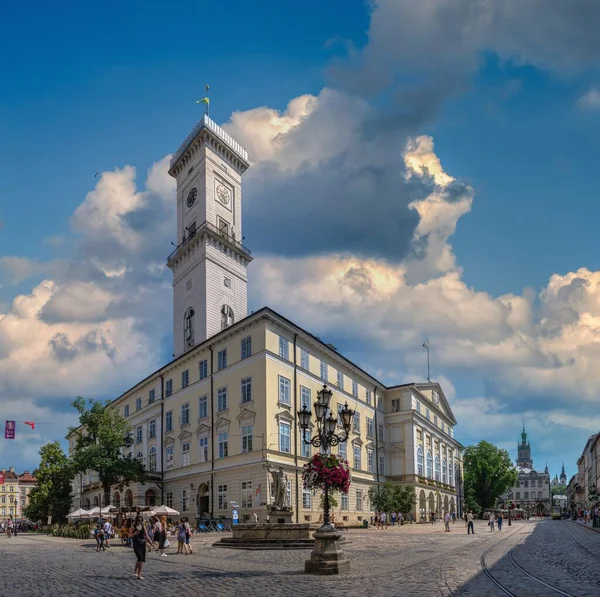 Rådhus Lviv Ukraina — Stockfoto