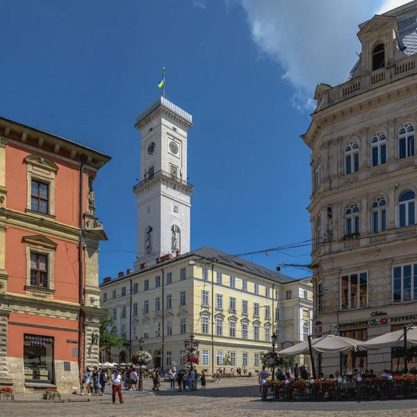 Town Hall Lviv Ukraine — Stock Photo, Image