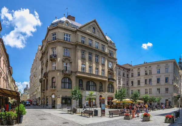 Casco Antiguo Lviv Ucrania —  Fotos de Stock