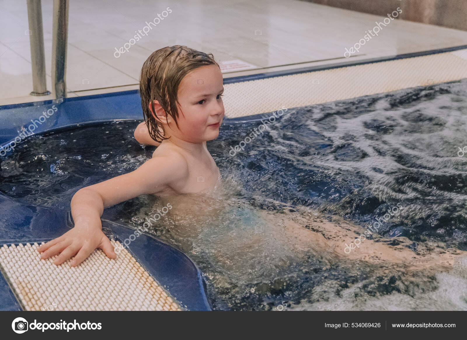 Relaxed Boy Jacuzzi Stock Photo by ©Cavan 534069426