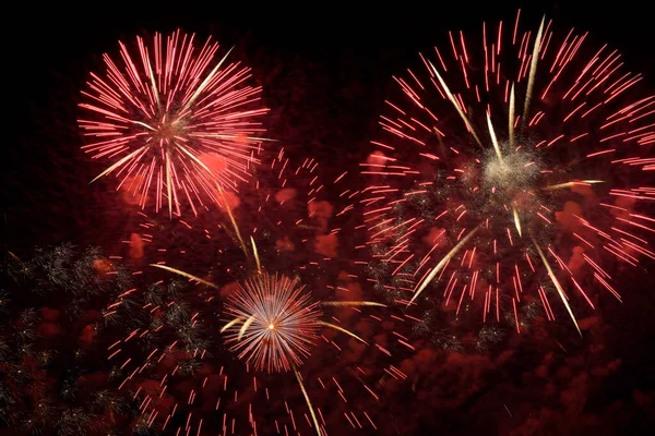 Fireworks Cooper Lake Butler County Pennsylvania — Stock Photo, Image