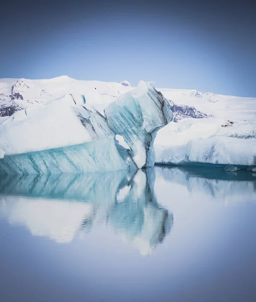 Ιλαντ Κατεψυγμένα Παγόβουνα Παγετώνες Φύση Ταξίδια — Φωτογραφία Αρχείου