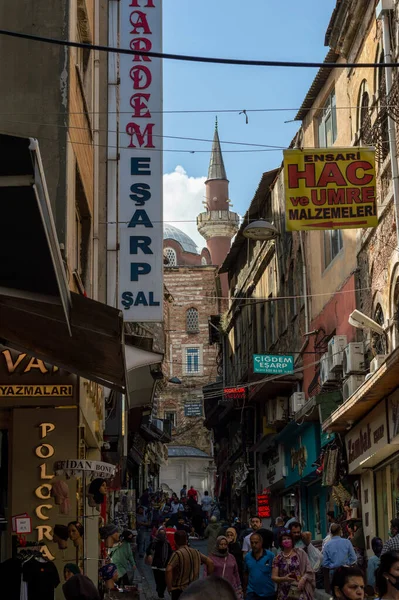 Стамбул Турция Сентября 2021 Года Знаменитый Восточный Рынок Стамбульского Большого — стоковое фото