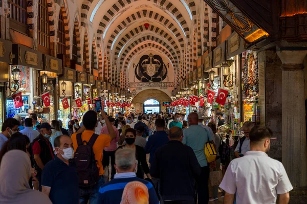 Estambul Turquía Septiembre 2021 Famoso Mercado Oriental Del Gran Bazar — Foto de Stock