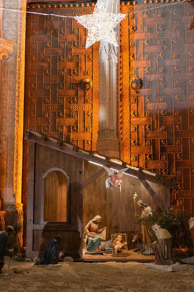 Guds Fødsel Katedralen Toledo Ved Juletider Spania – stockfoto