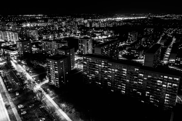 Vista Cima Dos Telhados Bloco Contemporâneo Apartamentos Uly — Fotografia de Stock