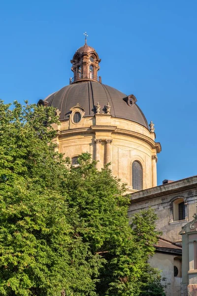 Lviv Oekraïne 2021 Architectuur Van Lviv Stad Oekraïne Een Zonnige — Stockfoto