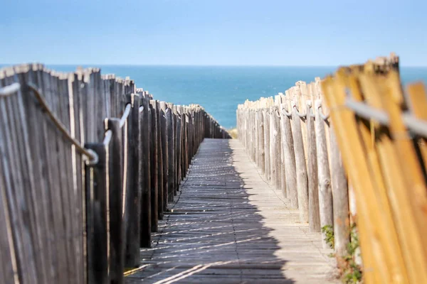 Boardwalk Sand Dunes — 图库照片