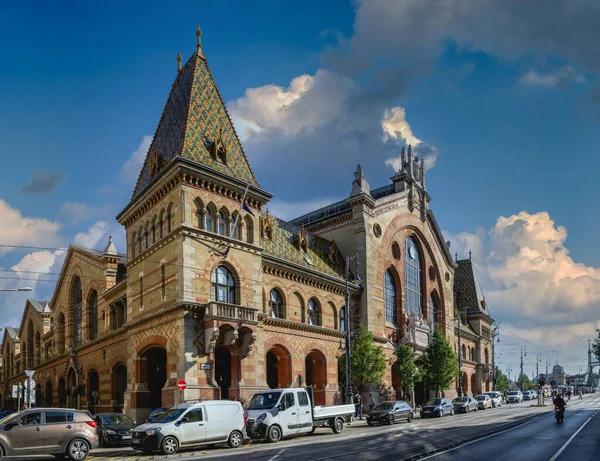 Budapest Hongrie 2021 Ancien Bâtiment Historique Marché Central Budapest Hongrie — Photo