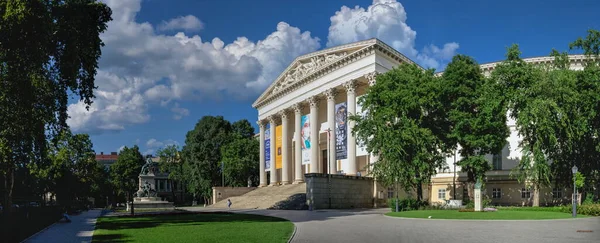Budapešť Maďarsko 2021 Maďarské Národní Muzeum Budapešti Slunečného Letního Dne — Stock fotografie