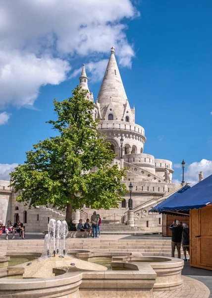 Budapest Hungary 2021 Fisherman Bastion Upper Town Buda Budapest Hungary — Stock Photo, Image