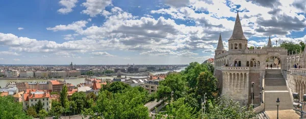 Budapeşte Macaristan 2021 Macaristan Budapeşte Kentinde Güneşli Bir Yaz Gününde — Stok fotoğraf