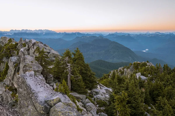Views North Cascades Sunrise — Φωτογραφία Αρχείου