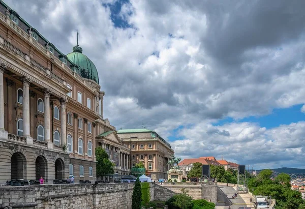Βουδαπέστη Ουγγαρία 2021 Buda Castle Palace Στη Βουδαπέστη Ουγγαρία Μια — Φωτογραφία Αρχείου