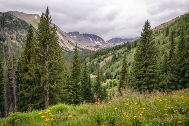 Fotoğraflar Eagles Nest Wilderness, Colorado 'da sırt çantası gezisinde çekildi.