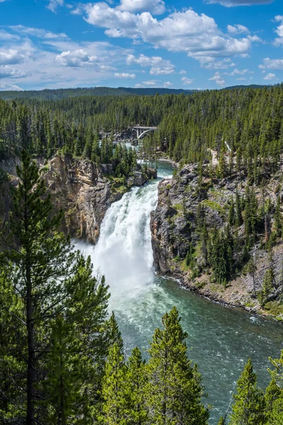 Ett Episkt Landskap Ravinen Mellan Stora Bergs Kedjorna — Stockfoto