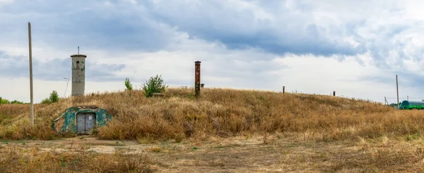 Pobugskoe Ukraine 2019 Camouflaged Military Bunker Strategic Missile Forces Museum — Stock Photo, Image