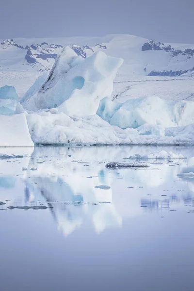 Озеро Льодовик Морін Повітряного Вигляду — стокове фото