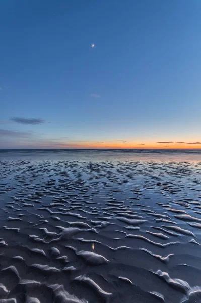 Het Weer Het Sunset Walney Island Cumbria — Stockfoto