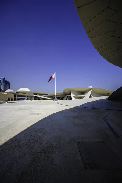 Nationaal Museum Van Qatar Binnenplaats — Stockfoto