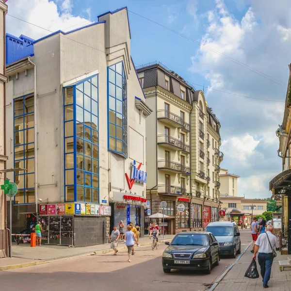 Ivano Frankivsk Ucrânia 2021 Ruas Cidade Velha Ivano Frankivsk Ucrânia — Fotografia de Stock