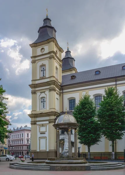 Ivano Frankivsk Ukraina 2021 Katedralen Den Heliga Uppståndelsen Ivano Frankivsk — Stockfoto