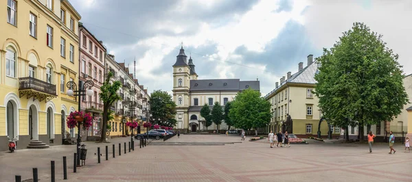 Ivano Frankivsk Ukrayna 2021 Ukrayna Nın Vano Frankivsk Şehrinin Sokakları — Stok fotoğraf