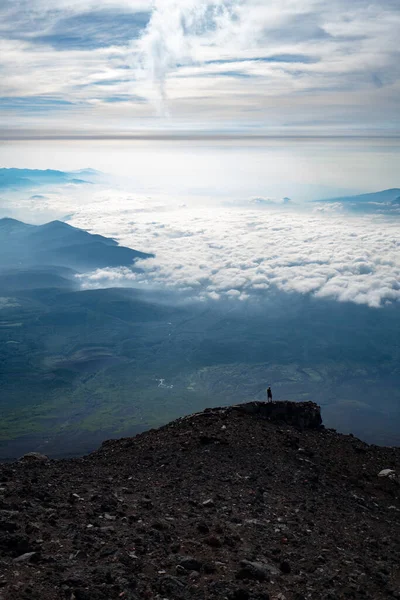 Hiking Fuji Japonsku — Stock fotografie