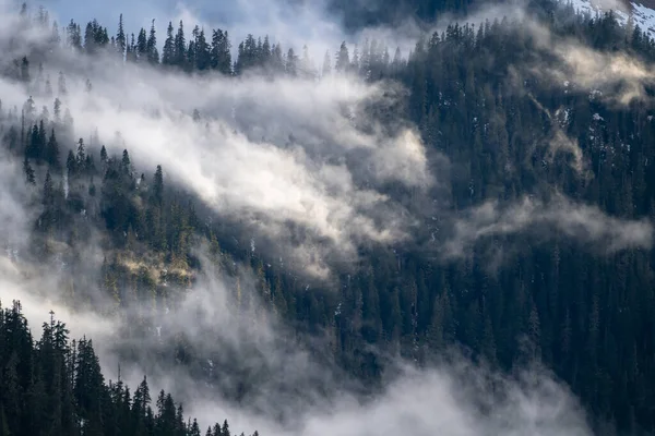 Хмари Муді Каскадах — стокове фото
