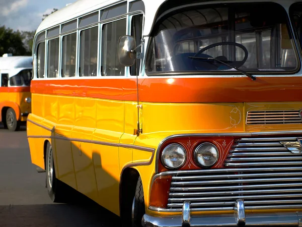 Legendarische Iconische Openbare Bussen Van Malta — Stockfoto