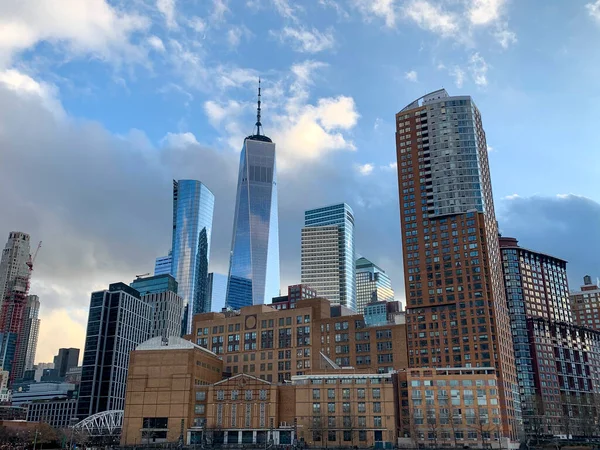 Tribeca Skyline World Trade Center Nowy Jork — Zdjęcie stockowe