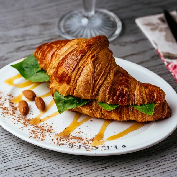 Kaffee Und Dessert Inneren Des Cafés — Stockfoto