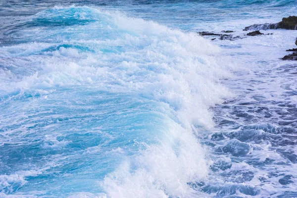 Θάλασσα Της Καραϊβικής Στο Pointe Des Chateaux Grande Terre Γουαδελούπη — Φωτογραφία Αρχείου