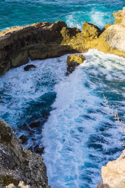 Pointe Des Chateaux Grande Terre Guadeloupe — Stockfoto