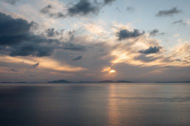 Harris Adası 'nda gün batımı görüldü