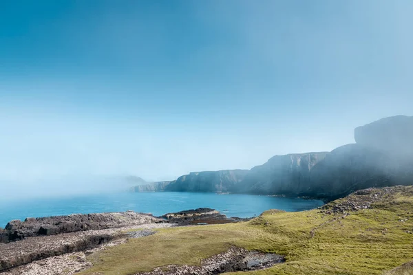 Sea Cliffs Seen Mist — Stock Photo, Image