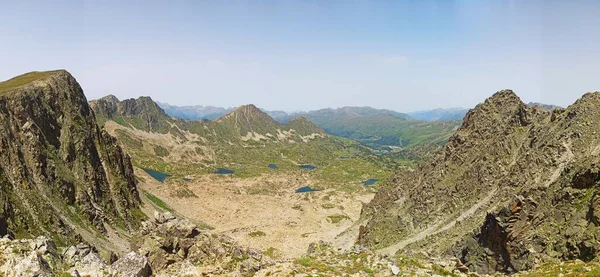 Ribuls Peak Vista Panoramica Andorra — Foto Stock