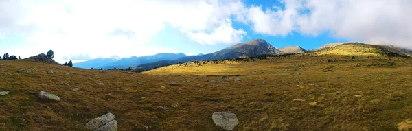 Prado Vista Panorâmica Andorra — Fotografia de Stock