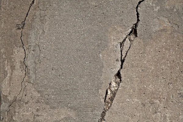Textura Detalhe Velho Concreto Rachado — Fotografia de Stock