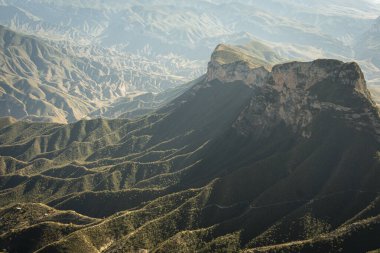 Sierra Gorda dağ sırasının manzarası