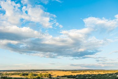 Colorado Çiftlik Manzarası Büyük Gökyüzü ile