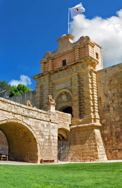 Malta 'nın sessiz şehri Mdina' ya giriş