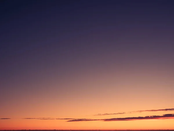 Vista Ângulo Baixo Céu Pôr Sol — Fotografia de Stock
