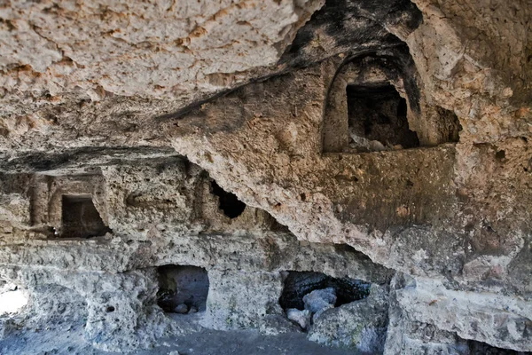 Пунические Некрополии Мальте Содержащие Вырезанные Камня Гробницы Римского Периода — стоковое фото
