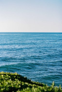 Açık bir günde, San Diego California 'dan Pasifik Okyanusu Manzarası