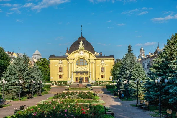 Tjernivtsi Ukraina 2021 Chernivtsi Music Drama Theater Uppkallad Efter Olga — Stockfoto