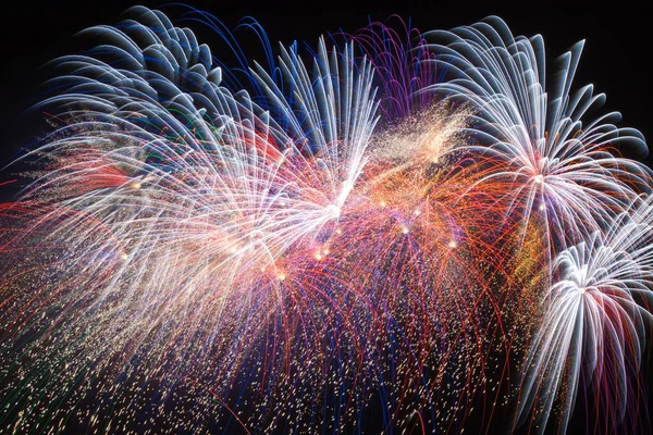 Fireworks Festa Malta Mediterranean — Stock Photo, Image