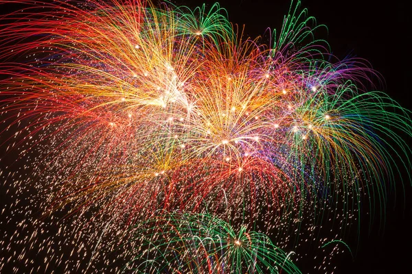 Fireworks Festa Malta Mediterranean — Stock Photo, Image