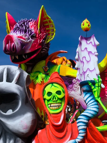 Valletta Malta Feb Colourful Float International Carnival Malta Saturday February — Stock Photo, Image